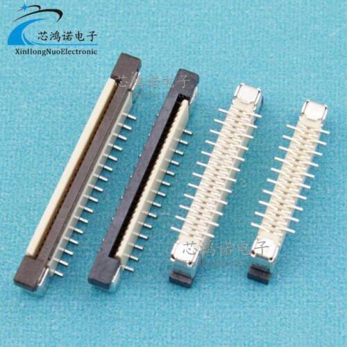 FFC / FPC Vertical Socket Vertical Dislocation Locked Soft Cable Connector 1.0 pitch 5P/7P/9P/11P/13P/15P/17P/19P//25P