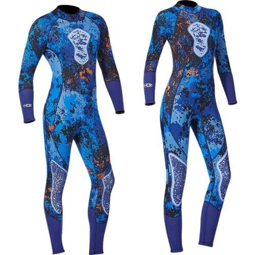 Wetsuit 3mm Men Women Winter Warm Wetsuits Full Suit Diving Swimming Surfing Equipment Blue Diving Thermal New Arrival 2020 Man