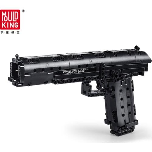 Mould King 14004 Toy Gun Block Set 563pcs The Desert Eagle Pistol Building Blocks Bricks Classic Gun Model Kits Boy Toys Gifts
