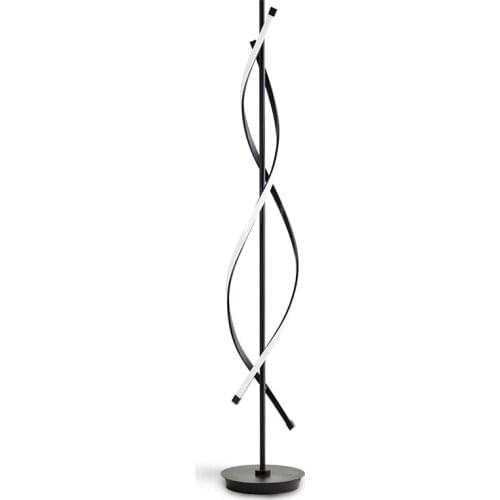 Minimalist floor lamp For Living room Bedroom spiral Lamp Bedroom Black White lampe de salon Led Standing Lamps Fixtures ZM1111