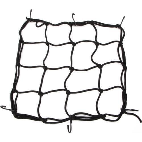 Motorcycle Luggage Net Bike 6 Hooks Hold Down Fuel Tank Luggage Mesh Web Styling