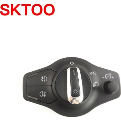 SKTOO Fit For Audi A4L 2009-2014 B8 S4 A5 S5 Q5 automatic headlight adjustment switch fog light switch knob 8K0941531AR