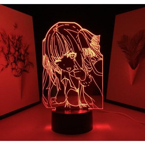 Nino Nakano The Quintessential Quintuplets Nino Nakano Anime LED Night Light for Birthday Gift Bedroom Decor Nightlight 3D Lamp