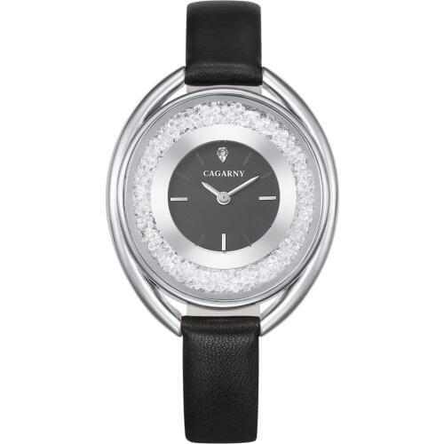 Cagarny 2019 Top Brand Watches Women dress lady Bracelet watch Quartz fashion Crystal WristWatches Montre Femme Relogio Feminino