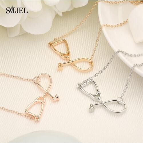 Fashion Medical Heartbeat Cardiogram Bracelets Stethoscope Women Bracelet Special Gifts for Nurse Jewelry for Doctor