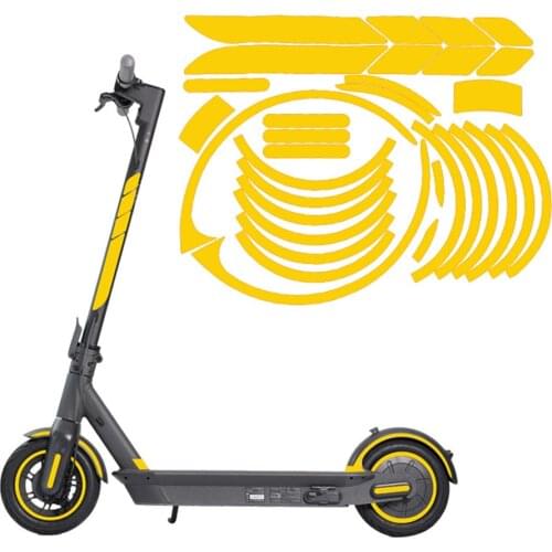 Electric Scooter Reflective Sticker Reflective Sticker DIY Personalized 1set