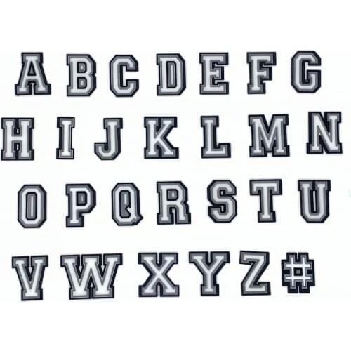 10PCS New Design Letter PVC Flat Back For DIY Jewelry Necklace Phone Case Accessories Alphabet Handmade Crafts Decor