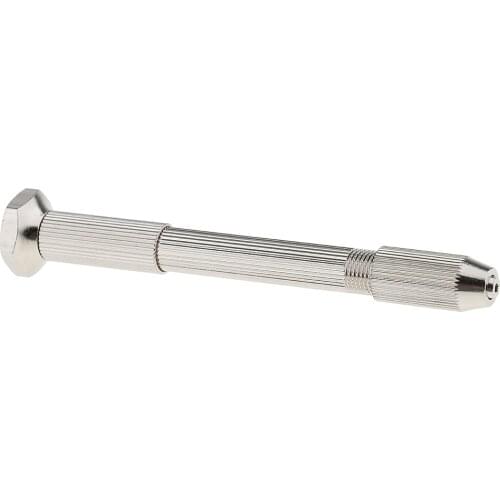 3.7" Fine Mini Pin Vise Swivel Head Hand Drill Tool Vise Chuck Drilling Tool