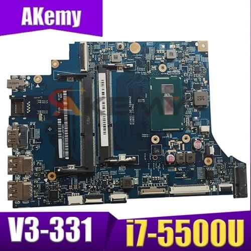 Akemy laptop Motherboard For ACER Aspire V3-331 i7-5500U Mainboard 13334-1 SR23W DDR3