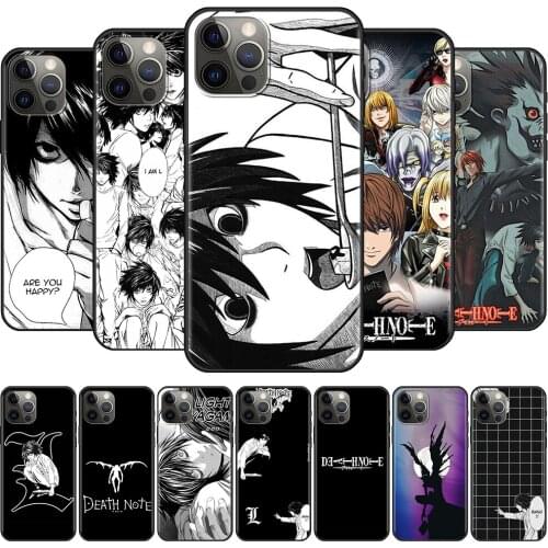 Anime Death Note Ryuk For iPhone 11 12 Pro Max Case 7 8 Plus SE 2020 XR X XS 6 6S 5 5S 12Mini Black Soft Silicone Phone Cover