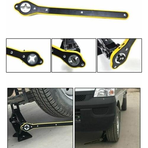 Car Labor-Saving Jack Ratchet Wrench Scissor Jack Garage Tire Wheel Lug Wrench Handle Wrench Auto Maintenance Tools