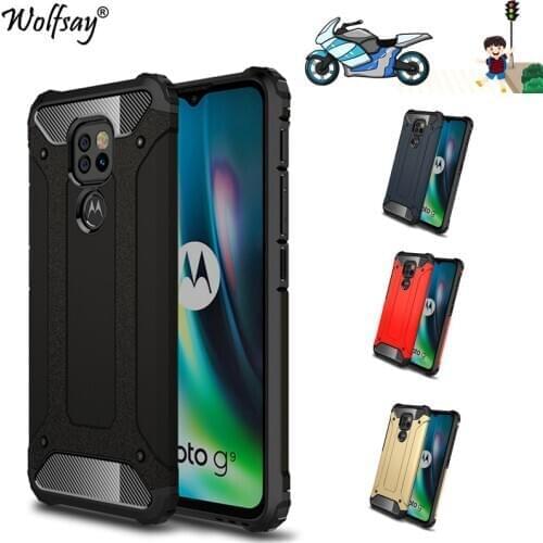 Case For Motorola Moto E7 Plus Case Bumper TPU+PC Hybrid Armor Cover For Motorola E7 Plus Phone Case For Moto E7 E 7 Plus 6.5"