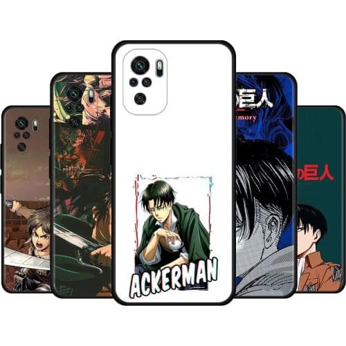 Attack on titan Phone Case for Xiaomi Redmi Note 10 Pro 7 8T 9T 8 9 Redmi 9 9i 8A 9A 9C 9T 10 9 Pro Soft Cover Coque