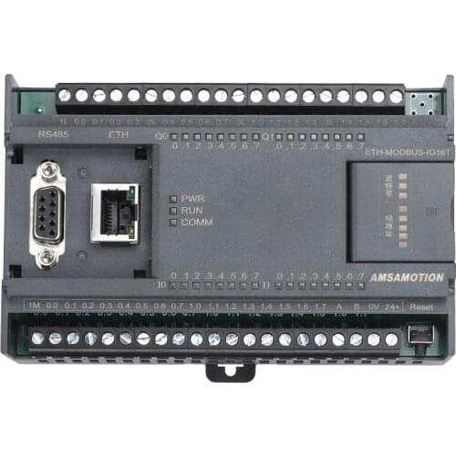 ETH-MODBUS-IO16T RTU Protocol RS485 PLC Extensible Module 16 Channel Input Output Transistor Type Digital and Analogy 2AI-1AO