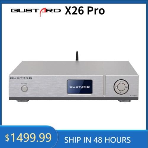 Gustard DAC-X26PRO MQA DAC ESS9038 PRO*2 Bluetooth 5.0 K2 Clock Synthesizer X26 PRO DSD512 PCM768KHz Decoder