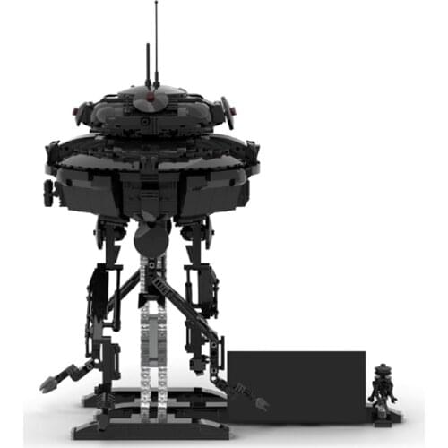 MOC Upgrade Model Space Imperial Probe Robot Building Blocks Kit Figures Explore Machine Bricks Mens Patchwork Collection Toy