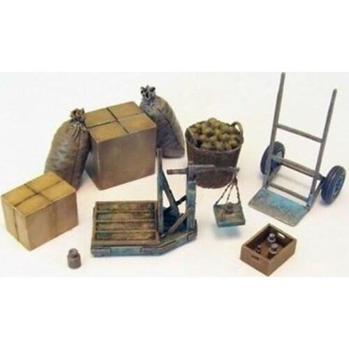 Resin scale combination 1:35 sand table model