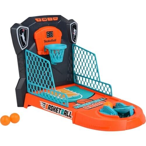 Mini Pitching Machine Safe Interesting Desktop Basketball Game for Child Education Toys Mini Pitching Machine
