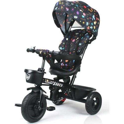 NEW Child Tricycle Baby Portable Rotatable Trike Baby Multifunctional Bicycle Three Wheel Bikes