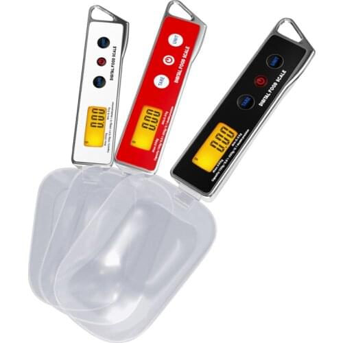 Portable LCD Measuring Spoons Coffee Sugar Gram Scale Spoon Measuring Cup Electronic Scales Baking Kitchen Accessories Cookice