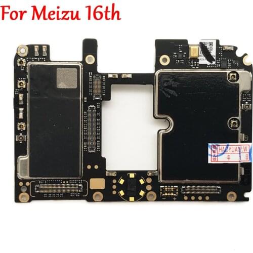 Tested Full Work Original Unlock Motherboard For Meizu 16 16th Plus 16Plus 16X Logic Circuit Electronic Panel with Firmware