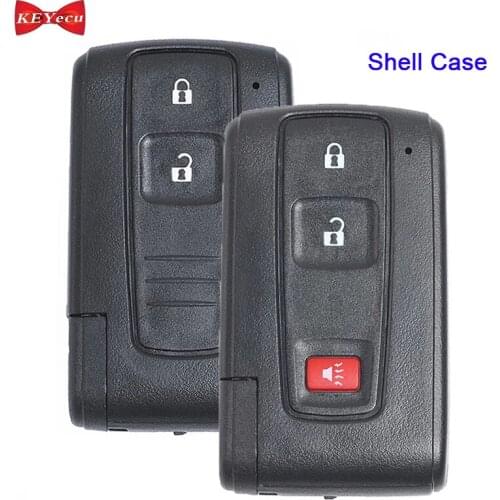 KEYECU for Toyota Prius 2004 2005 2006 2007 2008 2009 Replacement Remote Control Car Key Shell Case Fob for MOZB31EG, MOZB21TG