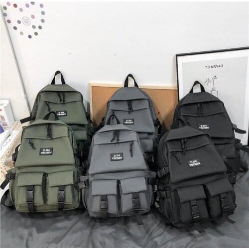Fashion Womens Mans Backpack Waterproof Nylon School Bag For Girls Boy Large Capacity Laptop Backpacks Outdoor Travel Bags