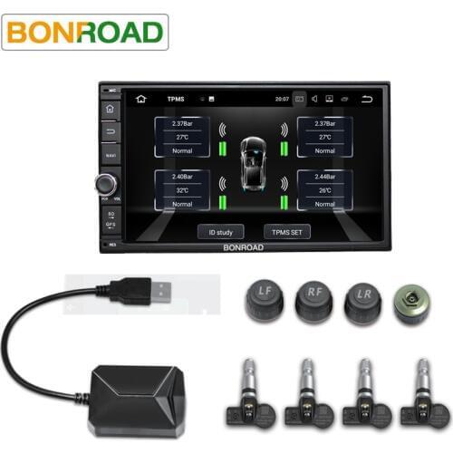 Bonroad USB TPMS Tire Pressure Monitoring System For Android car radio