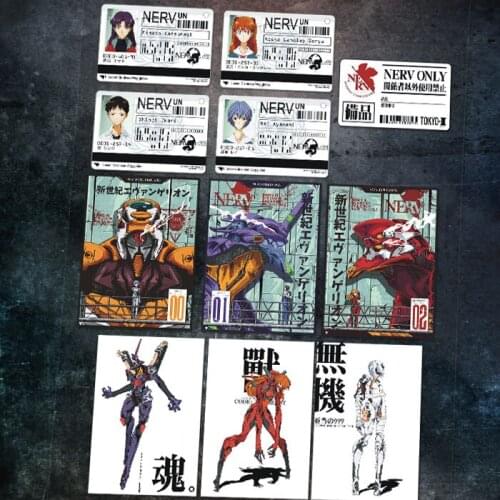 Car Styling Sticker Decal for EVA Asuka Langley Shinji Ikari Rei Ayanami Auto Truck Dirt Bike Vans Helmet Motor