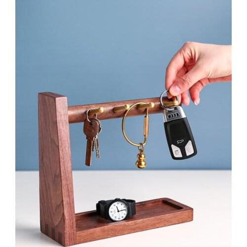 Key Storage Rack Entrance Entrance Hanging Key Storage Rack Desktop Jewelry Earrings Display Stand Ornaments