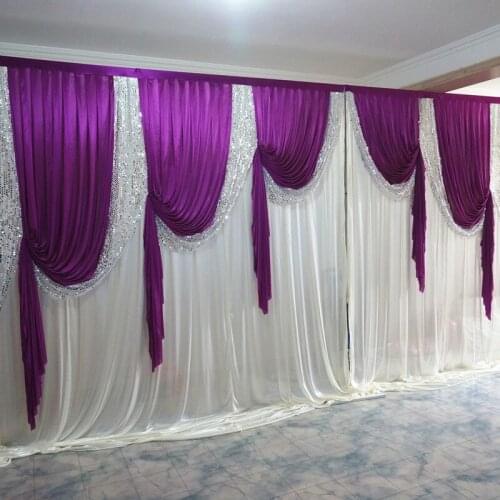 Superdeal 10ft*20ft without iron elegance wedding backdrops , stage backdrops