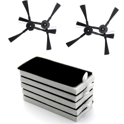 Robot Vacuum Cleaner HEPA Filter Side Brush Replacement for iBoto Smart X610G Aqua Robot Vacuum Cleaner Spare Parts Accessories