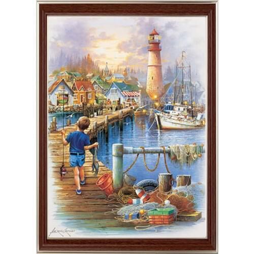 Golden Panno,Needlework,Embroidery,DIY Portrait Painting,Cross stitch,kits,14ct port landscape Cross-stitch,Sets For Embroidery