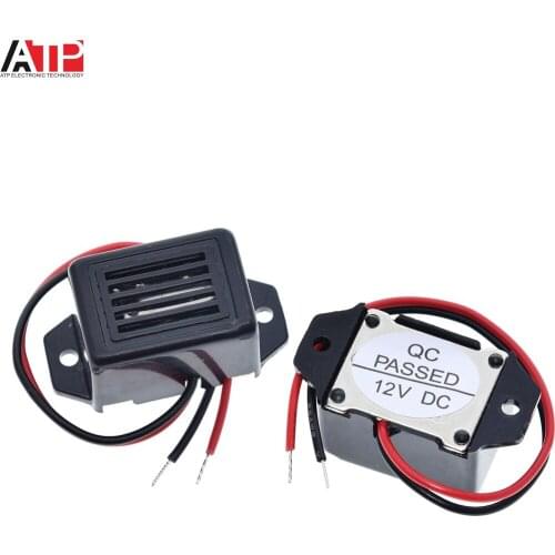 GREAT IT 1PCS Alarm Buzzer DC 12V 85dB Mini Electronic Alarm Buzzers Constant Tone