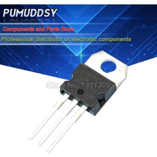 10PCS L7815CV TO-220 L7815 TO220 7815 LM7815 MC7815 IC