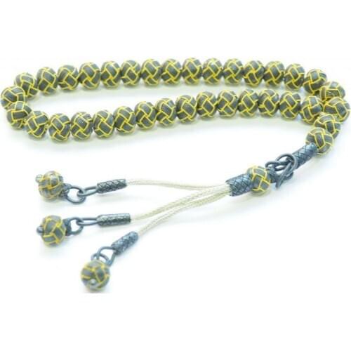 1000 Sterling Silver Handmade Rosary with Kazaz Tassel Style