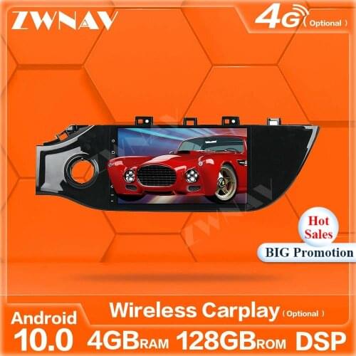 128GB Wireless Carplay Android 10.0 Screen Multimedia Player For Kia K2 RIO 2017 2018 2019 GPS Auto Audio Radio Stereo Head Unit