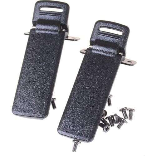 2Pcs/lot Walkie Talkie Spare Part Back Belt Clip For Baofeng UV-5R 2-way Radio UV5R