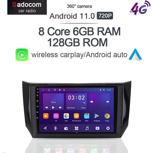 360 IPS DSP Carplay 6G+128G Android 10.0 Car DVD Player GPS WIFI Bluetooth 5.0 RDS Radio For Nissan Sylphy B17 Sentra 2012-2017