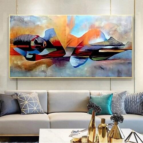 Abstract Sexy Beauty Painting Mural Poster Family Interior Room Childrens Room Bedroom Wall Decoration Canvas Art