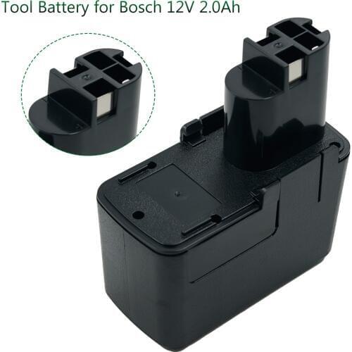 12V 2000mAh NiCD Ni Cd Rechargeable Power Tool Battery for Bosch BAT011 BH1214L BH1214N BH1214H BH1214M Cordless Drill