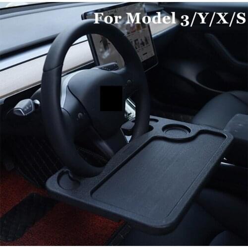 For Tesla Model 3 S X Y Accessories Upgrade Steering Wheel Dinner Laptop Table Board