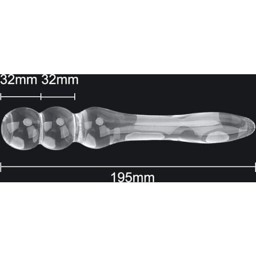 Anal Plug Butt Stimulation Anus Backyard Stopper Dildo Sex Toys for Men Women Glass Beads Anal Plug Butt Plug Erotic