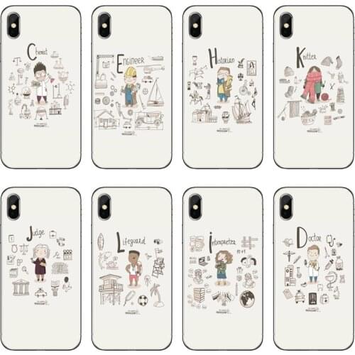 Cartoon Profession Teacher Phone Bags Cases For Samsung Galaxy M30 J8 J7 J5 Pro J6 J4 Prime A6 A8 A9 Plus J3 2018 2017 Case