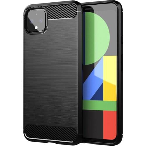 For Google Pixel 4 Case Luxury Carbon Fiber Skin Soft Silicone Cover Case For Google Pixel 4 XL 4XL Pixel4 Pixel4XL Phone Cases