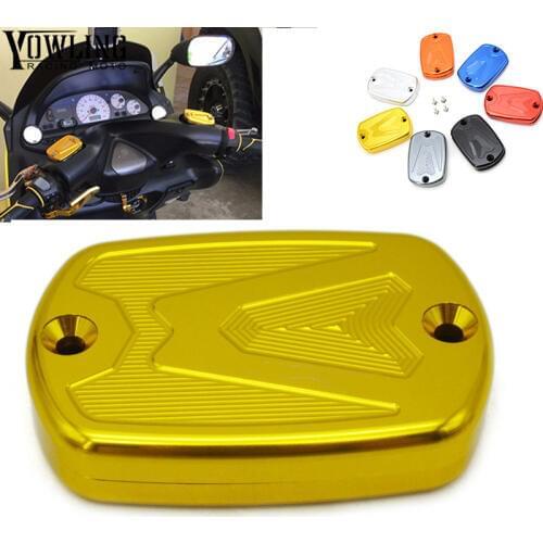 2 pieces Motorcycle Front Brake Clutch Cylinder Fluid Reservoir Cover for Yamaha Tmax 530 2012-2015 Tmax 500 TMAX500 2008 -2011
