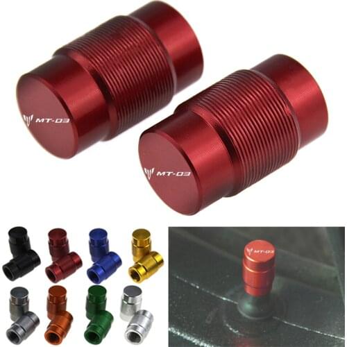 For YAMAHA MT-03 MT03 MT 03 2005-2018 Motorcycle Wheel Tire Valve caps CNC Airtight Covers