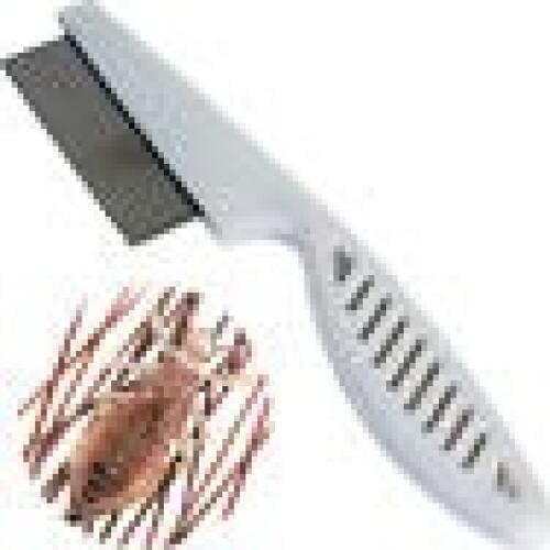 Flea Comb Cat Dog Pet Clean Fur Combs Metal Nit Head Hair Lice Comb Fine Toothed Flea Flee Handle For Pet Dog Durable