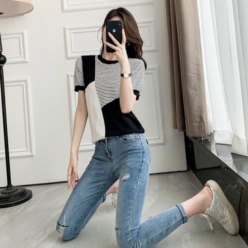 Womens Summer T-shirts HUGWISER China