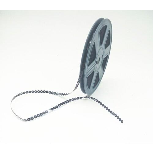 12pcs Garment parts sequins Size 7mm length 95meters/reel flat glitter sequin reel for Embroidery accessories